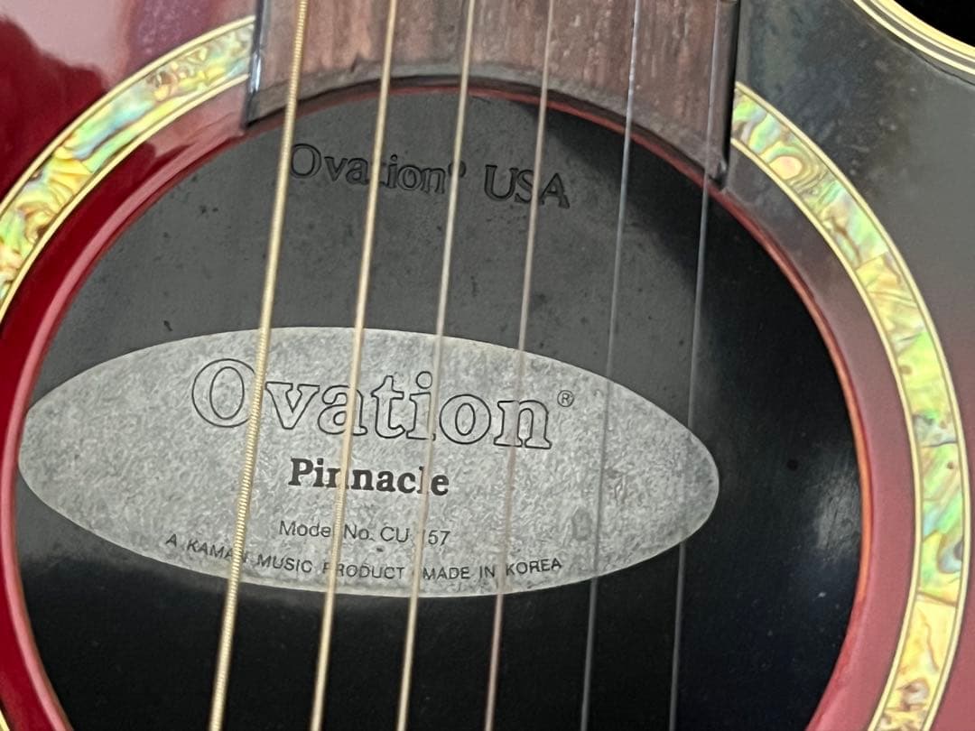 ■OvationオベーションUSA■Pinnacle CU157ハードケース付
