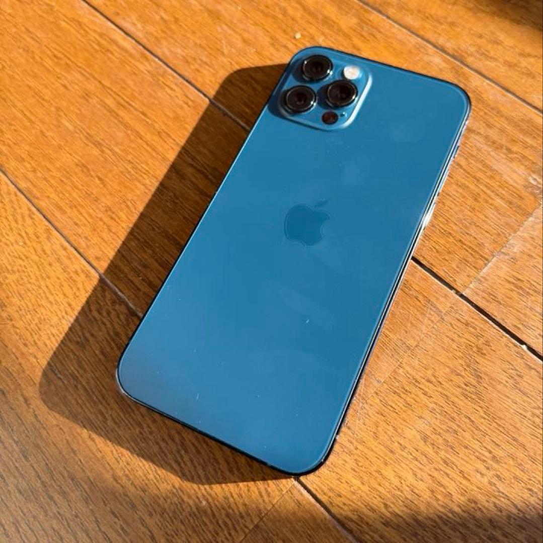 バッテリー87% iPhone12 Pro 128GBパシフィックブルー
