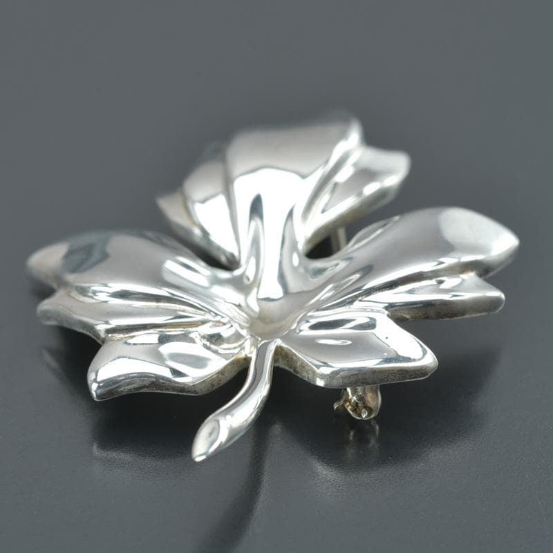 新品仕上げ◇ティファニー リーフ ブローチ STERLING 925 シルバー