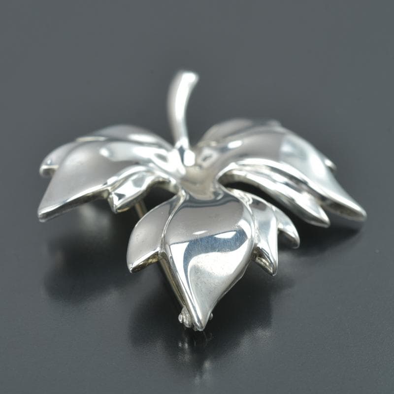 新品仕上げ◇ティファニー リーフ ブローチ STERLING 925 シルバー