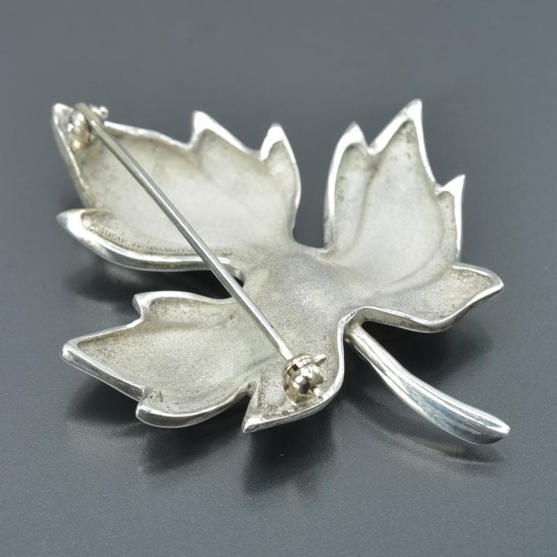 新品仕上げ◇ティファニー リーフ ブローチ STERLING 925 シルバー