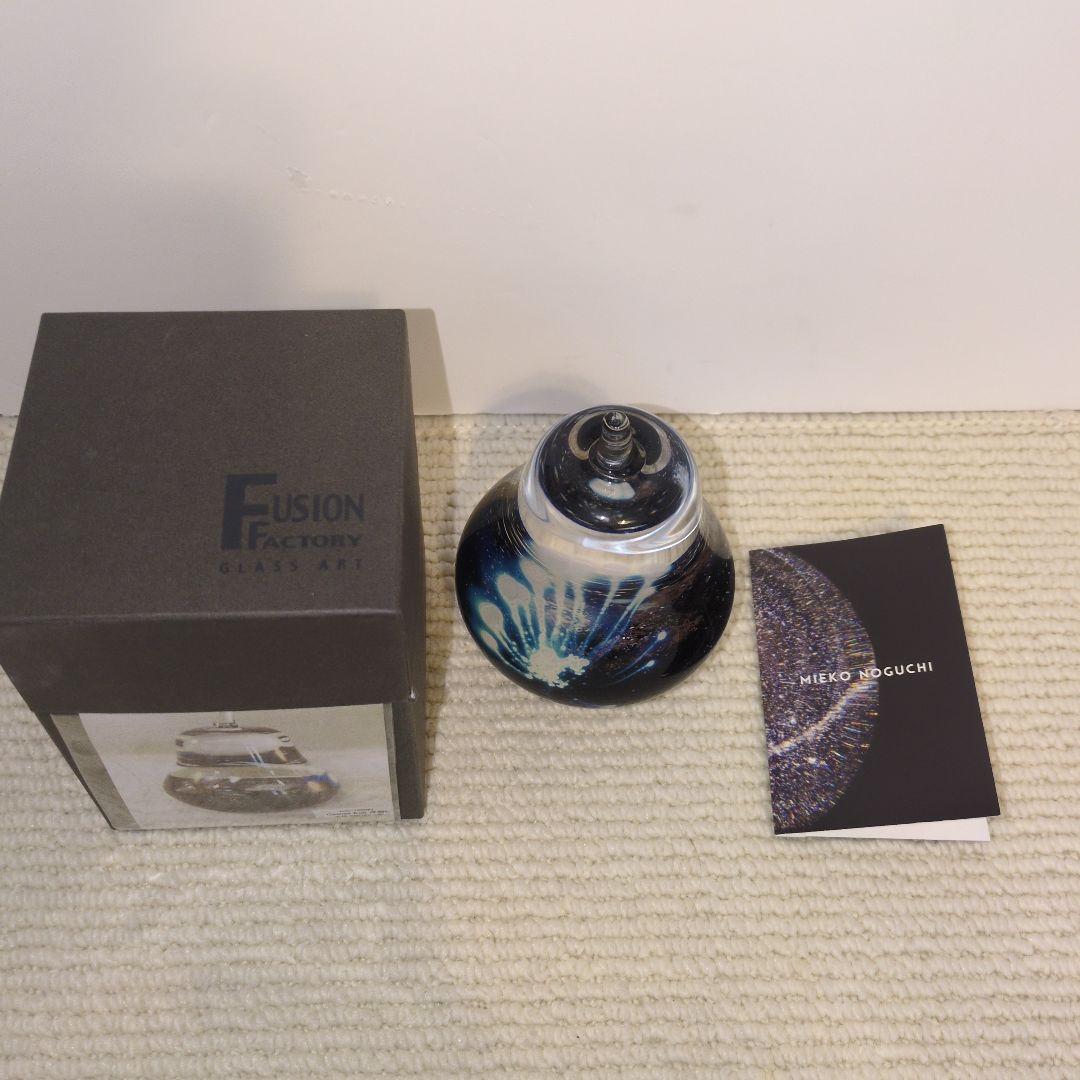 ノグチミエコ　Cosmic fruit 洋梨 L　glass art