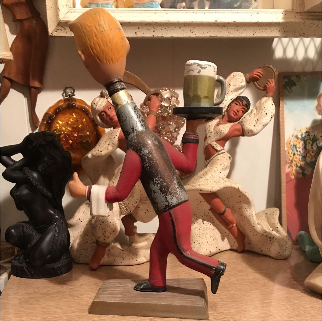 貴重！50's ビール会社Blatzブラッツ店頭看板アンティーク　USA雑貨