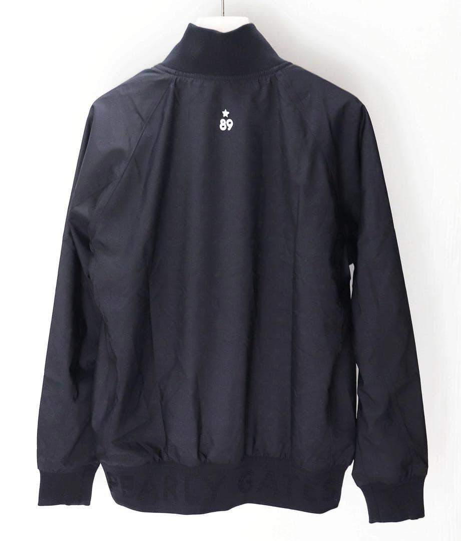 《パーリーゲイツ》新品 ロゴ総柄 はっ水 タフレックス フルジップジャケット 0