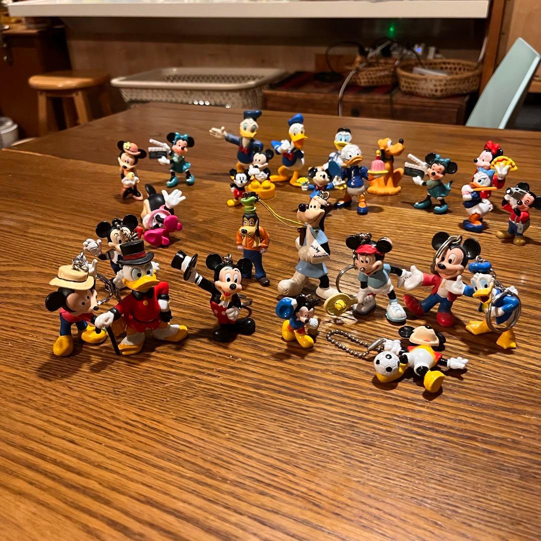 【希少】昭和レトロビンテージ　ディズニーフィギュア　キーホルダー　まとめ売り