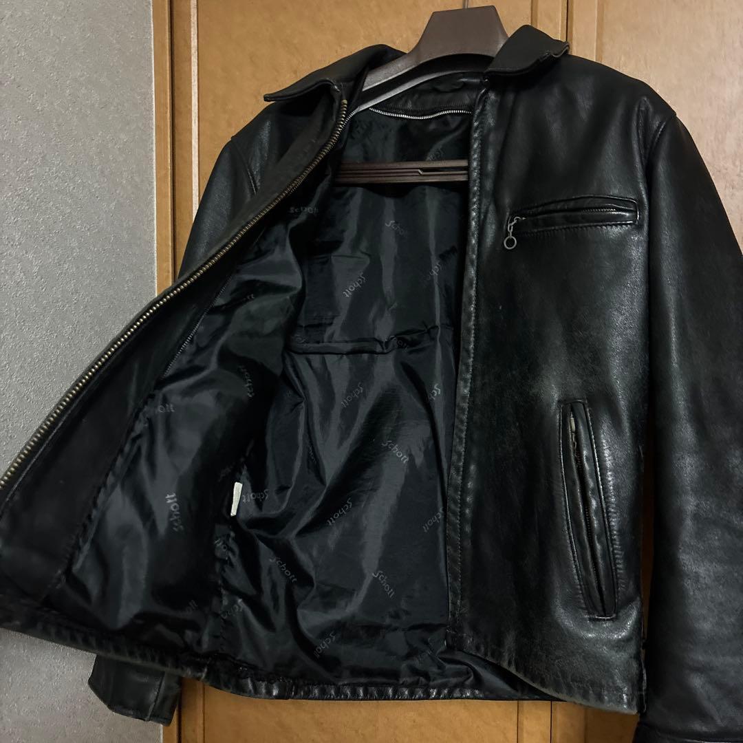 ショット シングルライダース 革ジャン schott 36