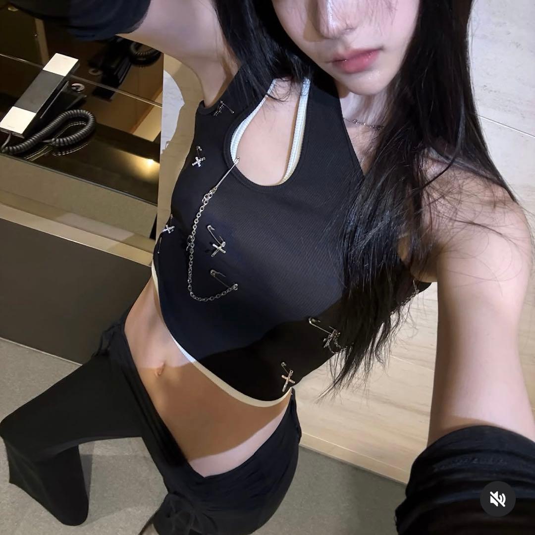 トップス S customize chain tank Theredthread