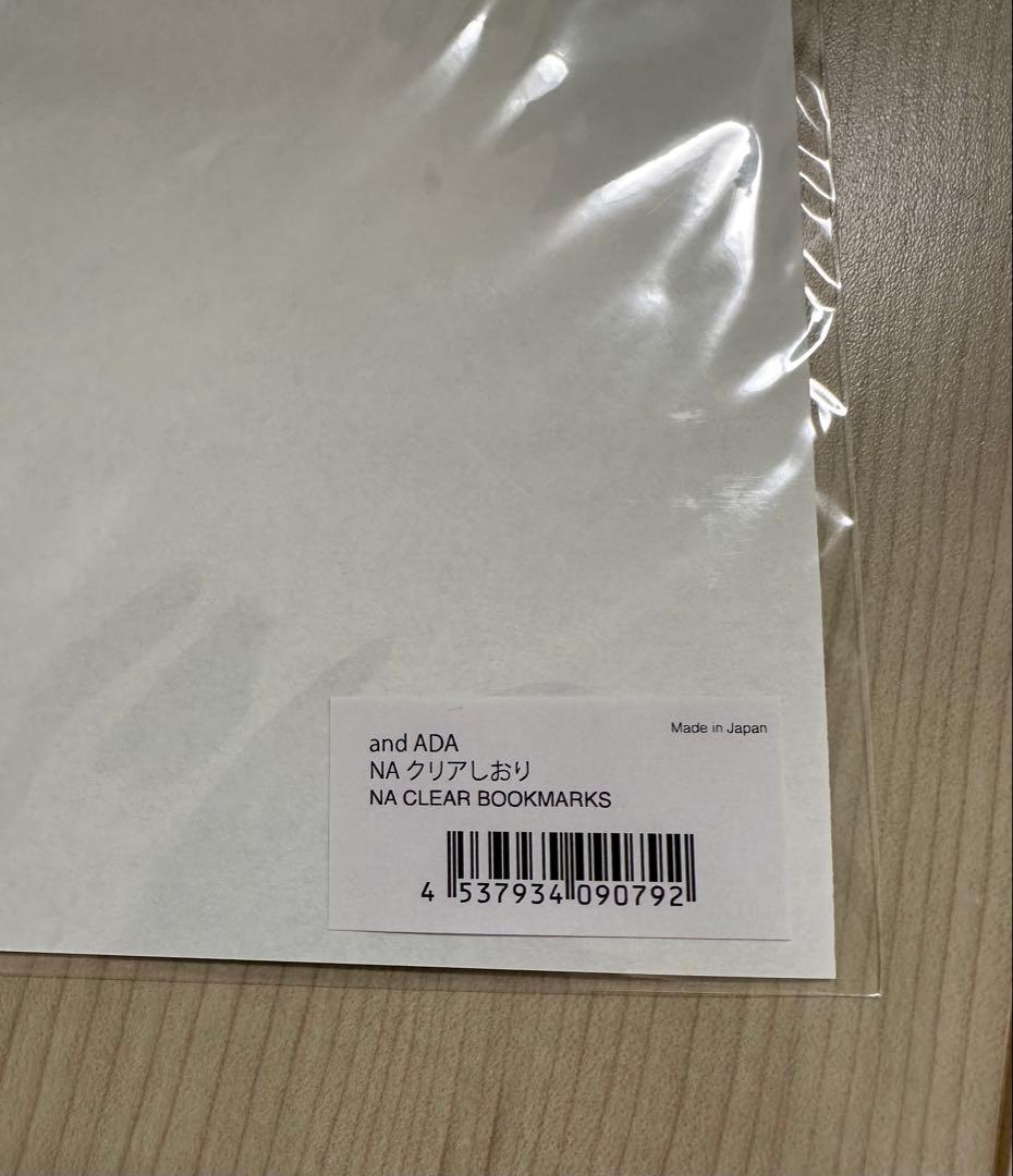 ★希少【新品、セット販売】ADA クリアしおり、リングノート、ステッカーいろいろ
