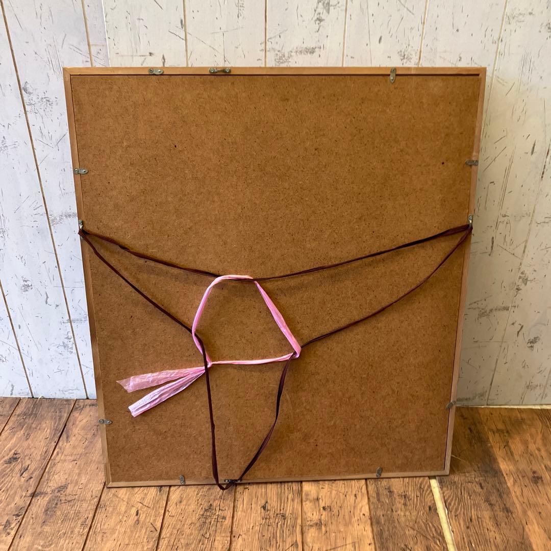 昭和レトロ 木製フレーム 裸婦画 裸婦 人物画 女性 油絵 油彩画 額縁 額装