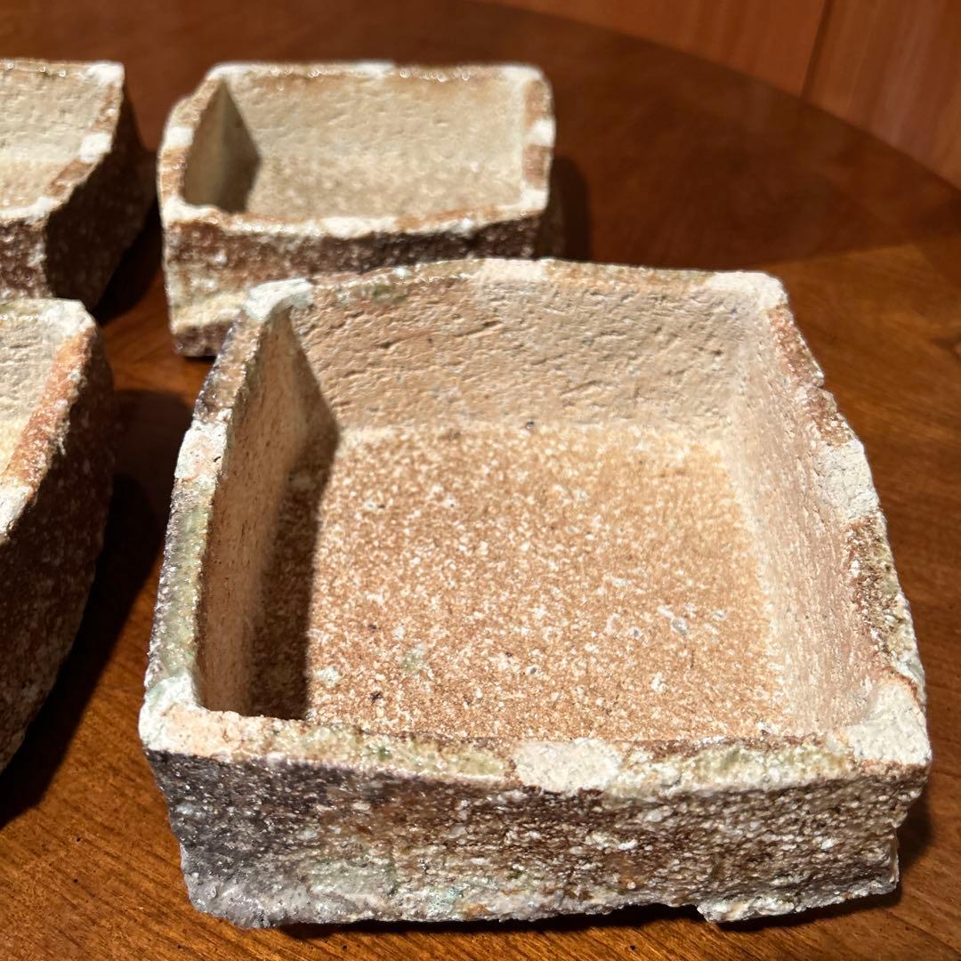 新品①◆作家　澤　克典作　信楽焼　五段重　一点物