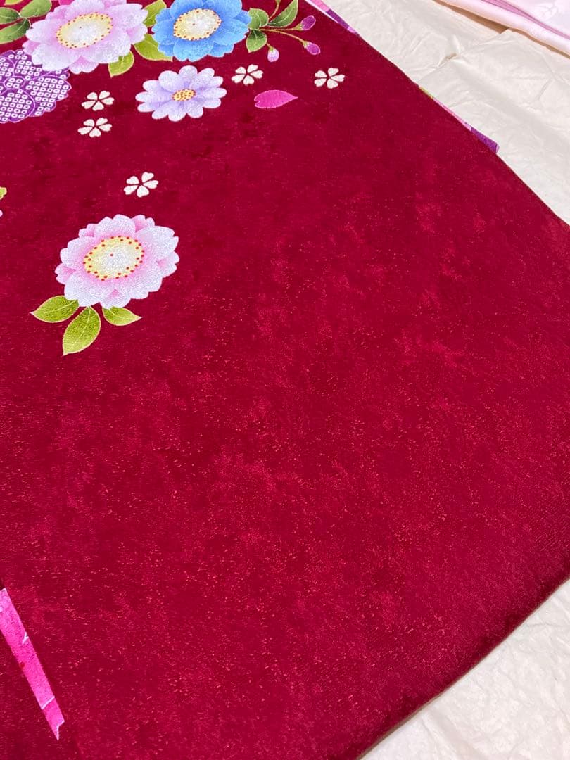 翌日発送可【振袖セット 】振袖 帯 正絹長襦袢 帯〆 帯揚/ 成人式 お手入れ済