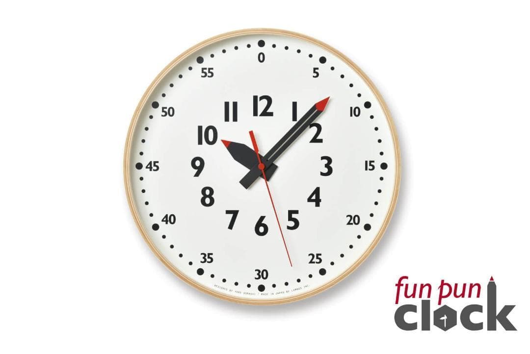 【新品】 レムノス fun pun clock ふんぷんクロック Lサイズ