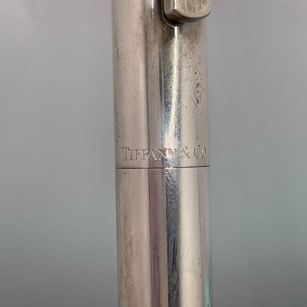 PE1151□ティファニー ツイスト式 ボールペン 925 銀製