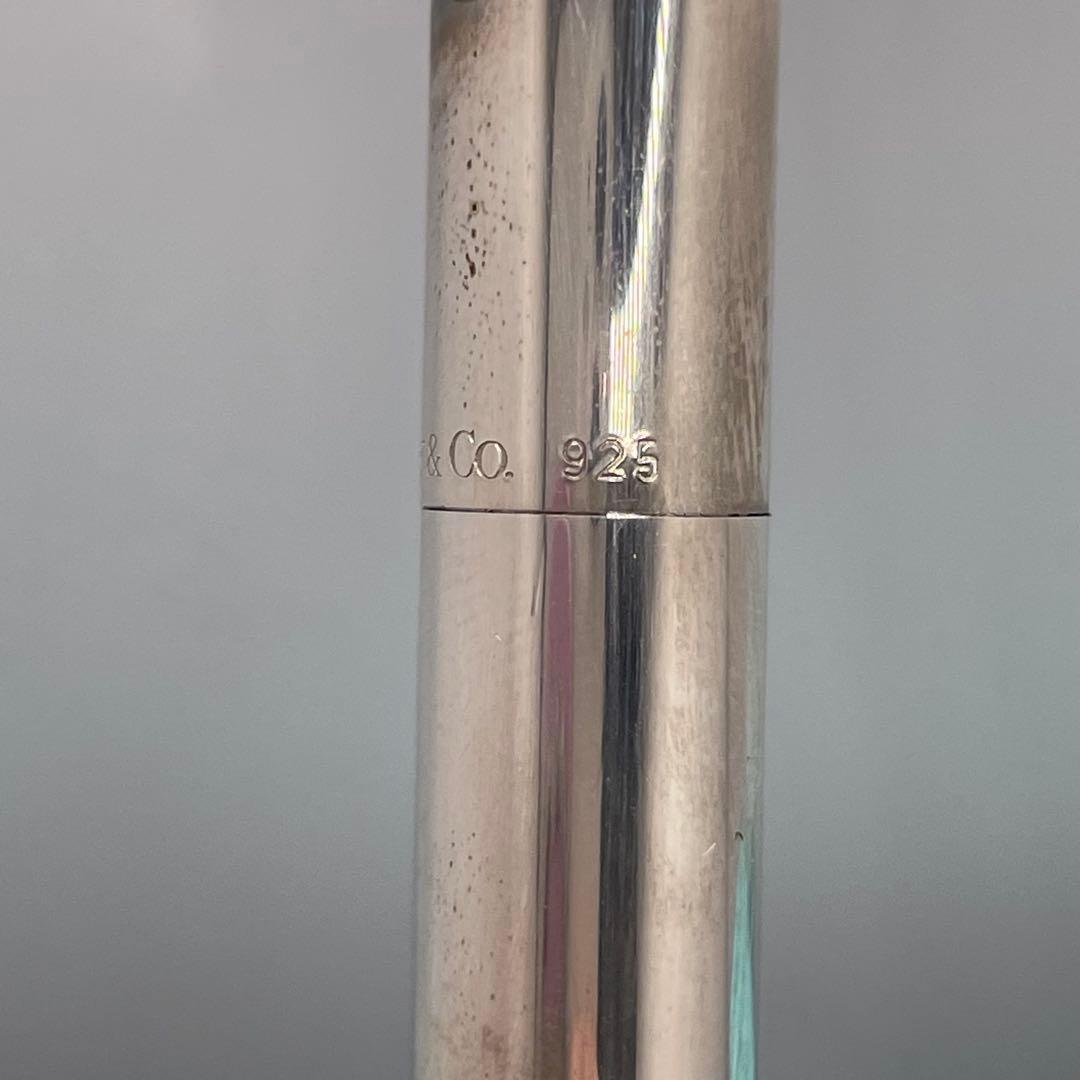 PE1151□ティファニー ツイスト式 ボールペン 925 銀製