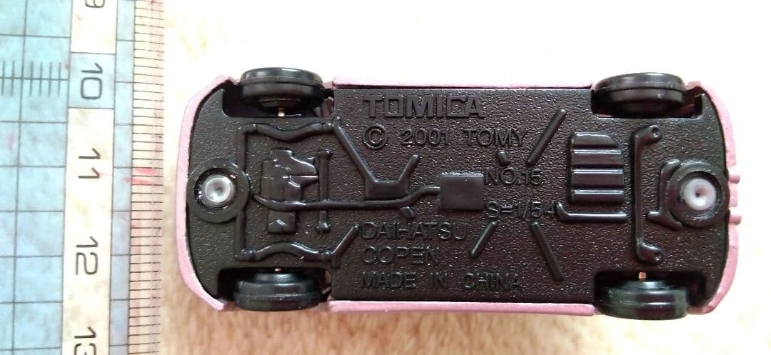 トミカ　コペン　ダイハツ　ミニカー　レア　パールピンク　レトロ　レア　初期