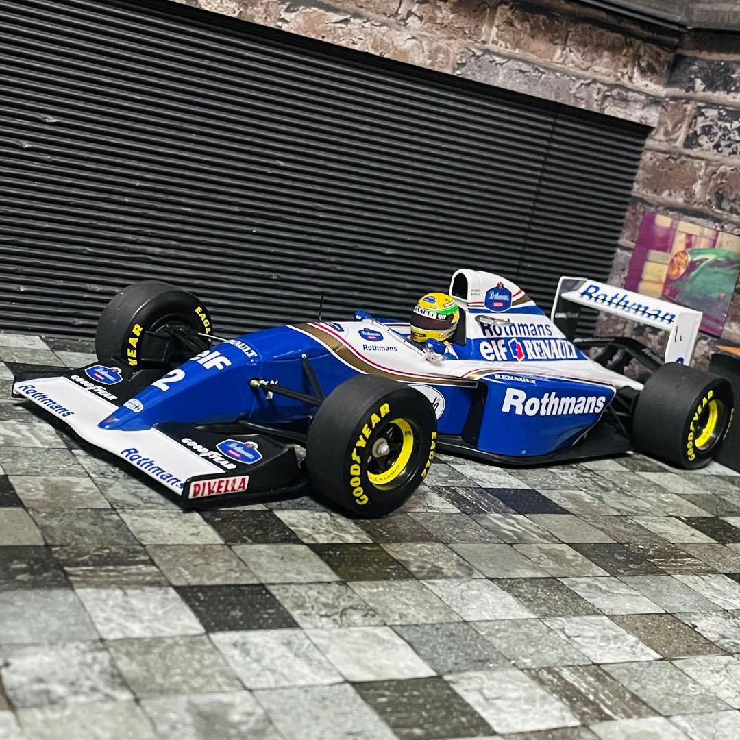 カスタム品 1/18 PMA ウィリアムズ ルノー FW16 アイルトン・セナ