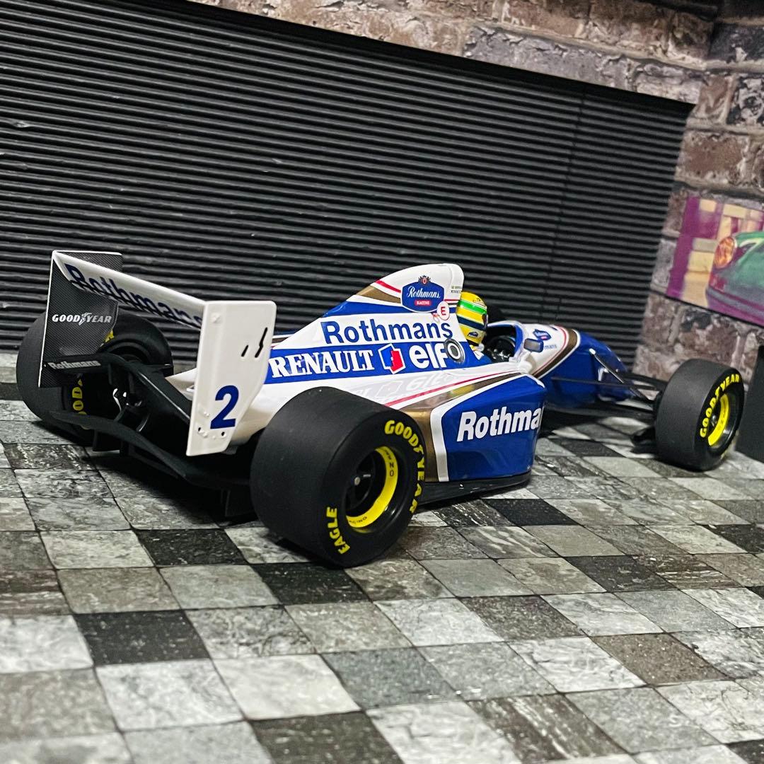 カスタム品 1/18 PMA ウィリアムズ ルノー FW16 アイルトン・セナ