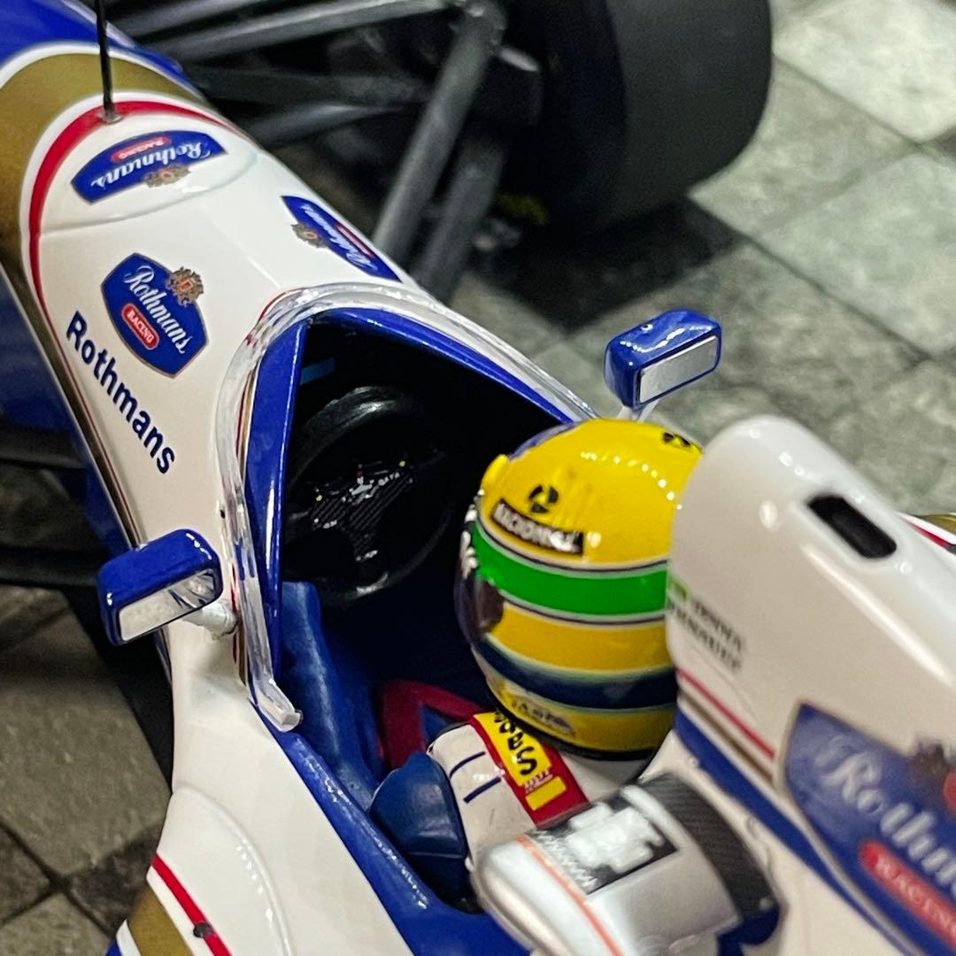 カスタム品 1/18 PMA ウィリアムズ ルノー FW16 アイルトン・セナ