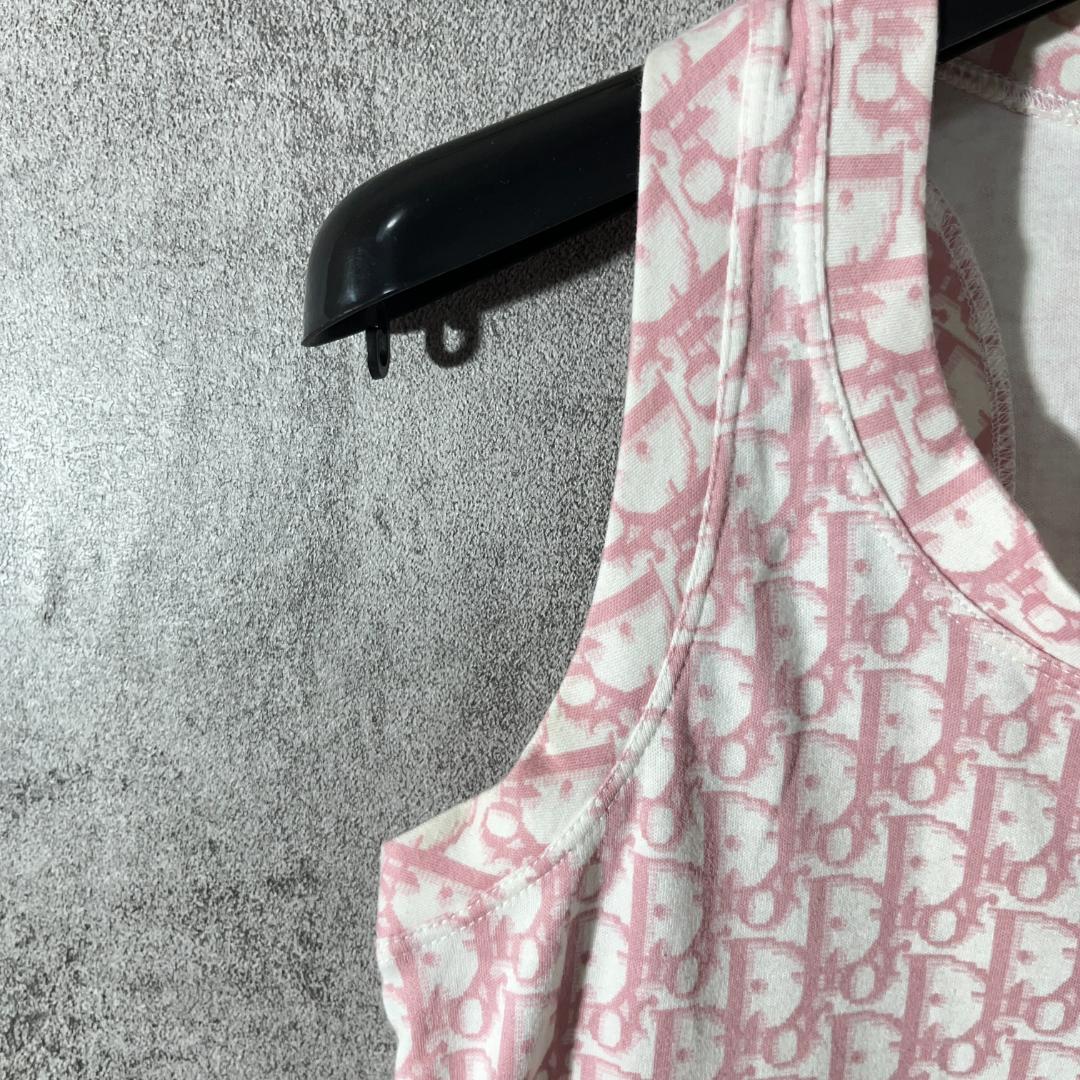 [大人気]　ディオール　Dior　タンクトップ　トロッター　コットン　ガリアーノ