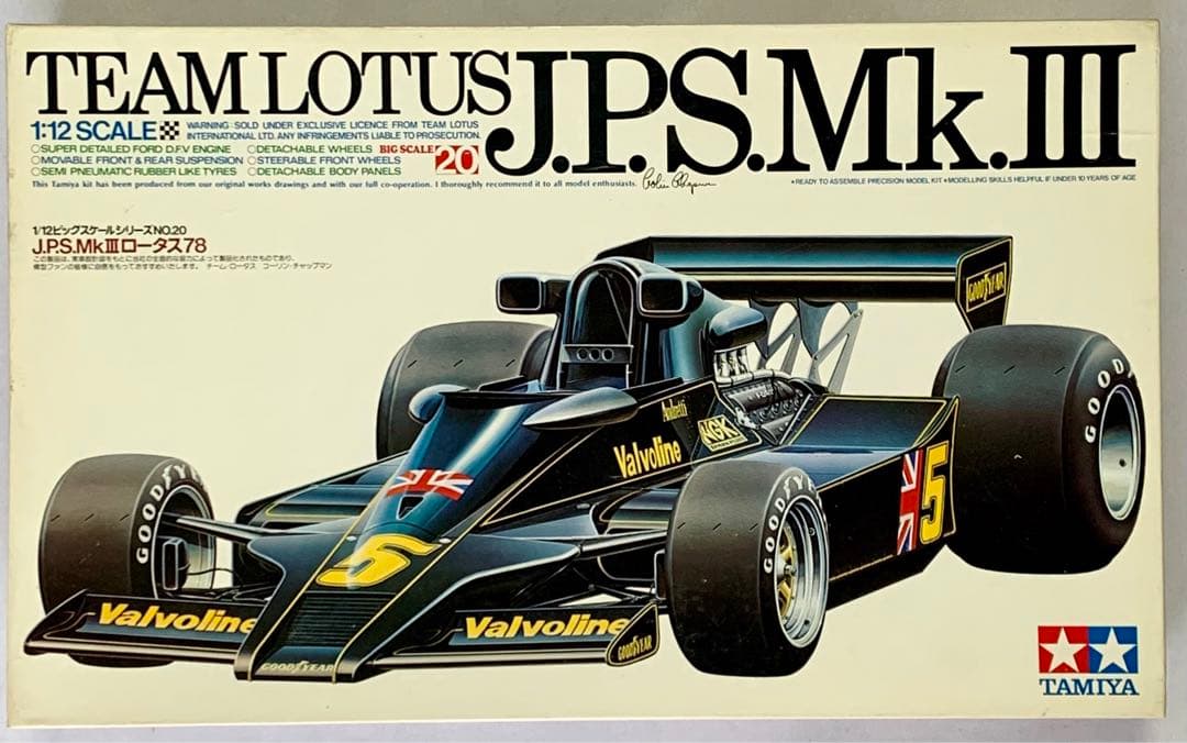 タミヤ 1/12 J.P.S タバコ ステッカー 希少品