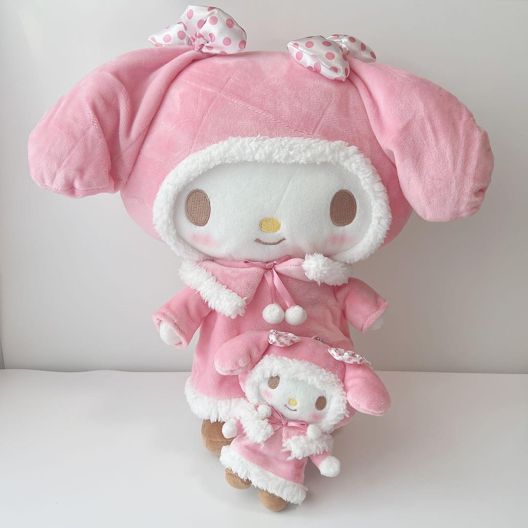 マイメロディ 当たりくじ A賞 ホワイトウィンター　マスコットぬいぐるみセット