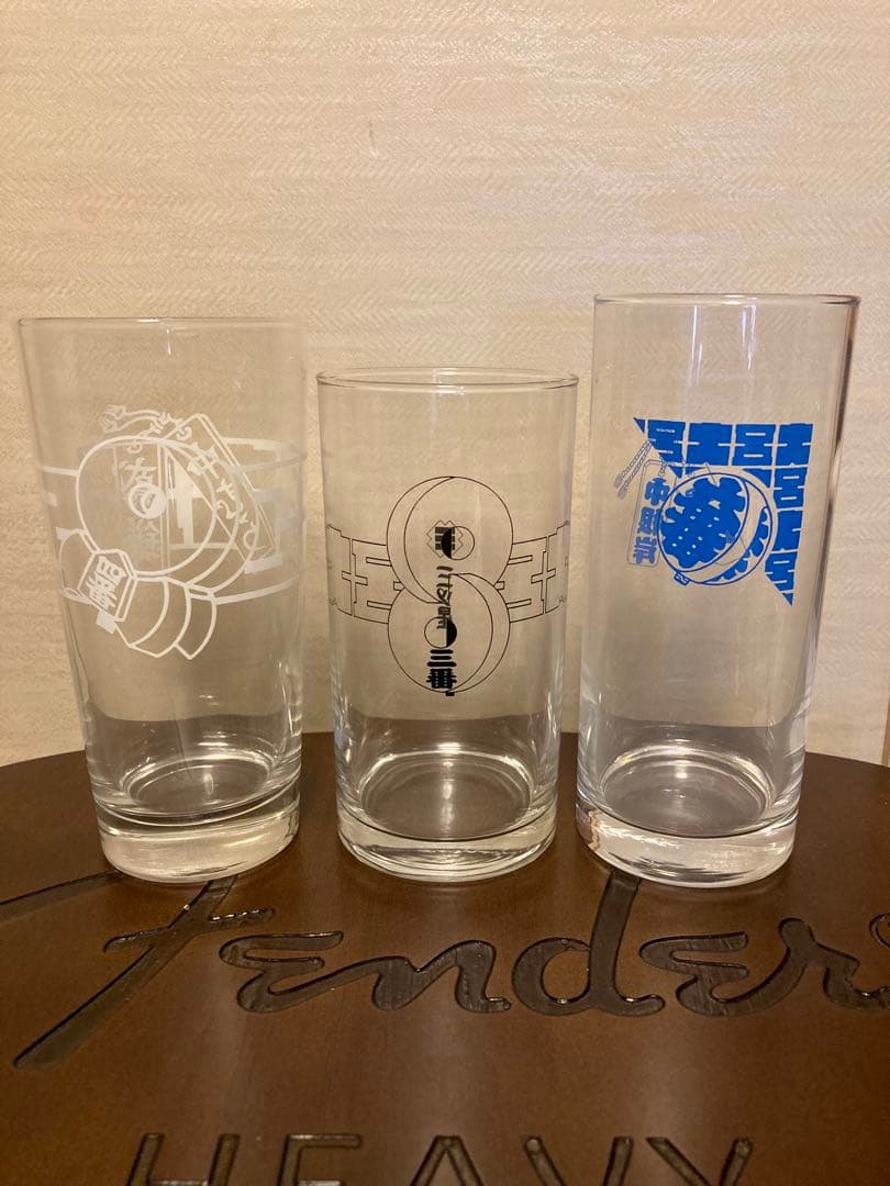 江戸消防　纏　火消し　 3種6個 グラスセット