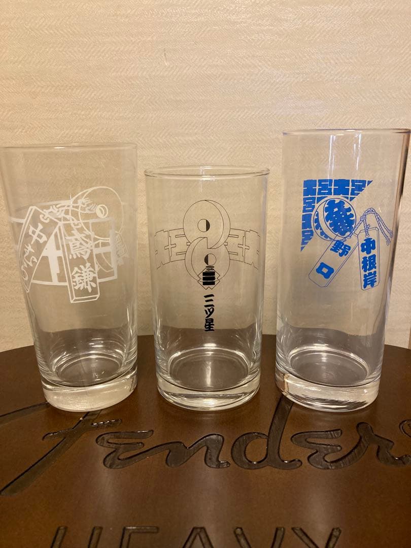 江戸消防　纏　火消し　 3種6個 グラスセット