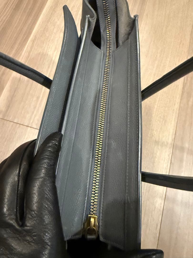 Meow Two様【値下げ】Céline グレー ハンドバッグ