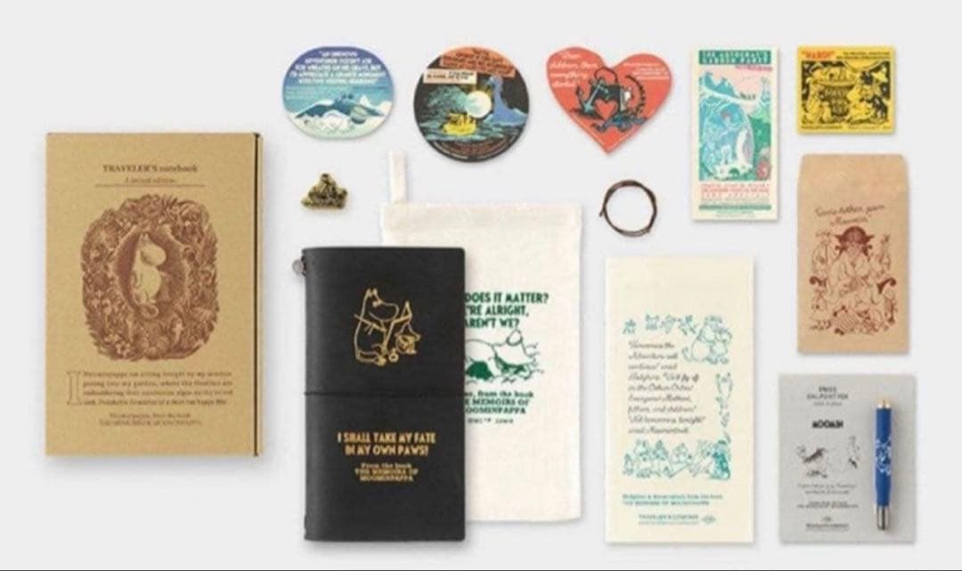 トラベラーズノート 限定セット MOOMIN パパの思い出 ムーミン