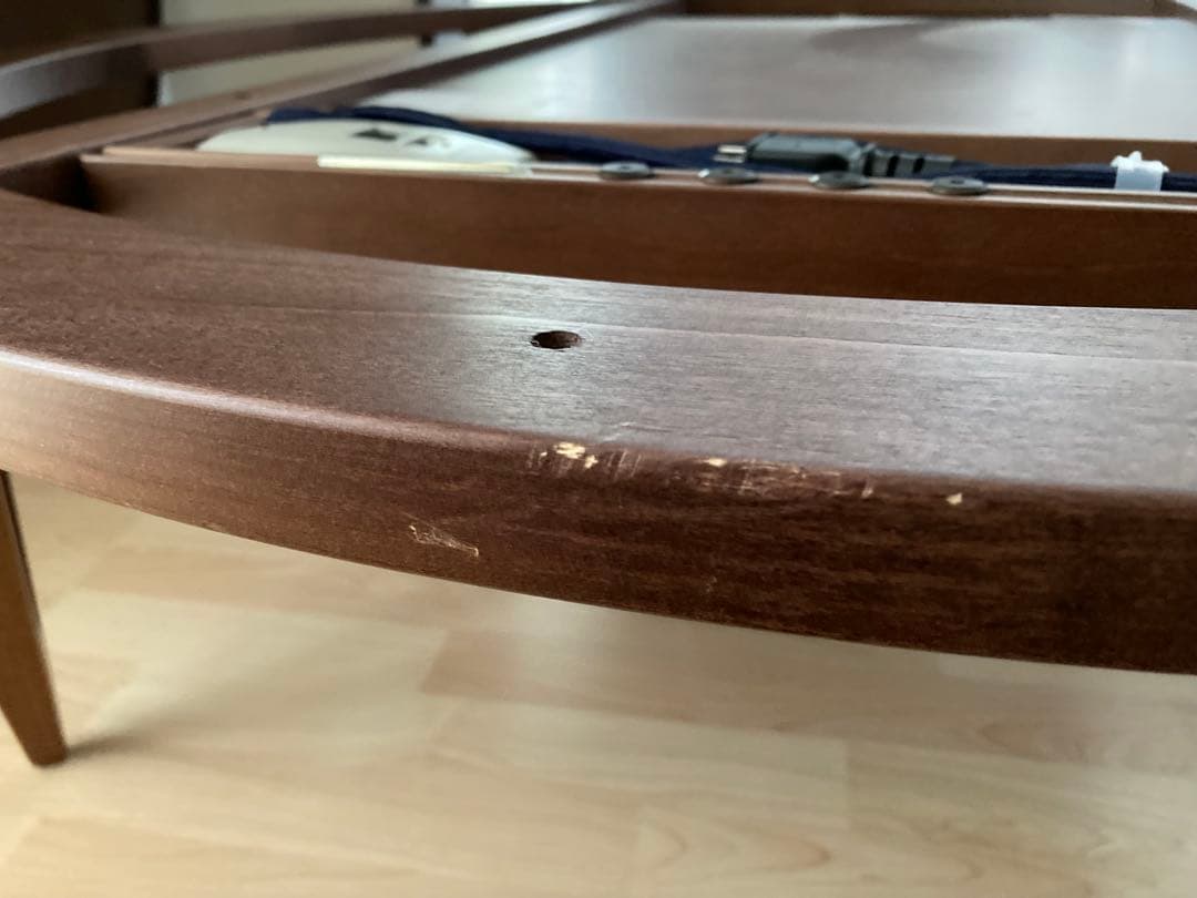 アクタス　リビングテーブル　こたつ　ウォルナット　120㎝　セット売り