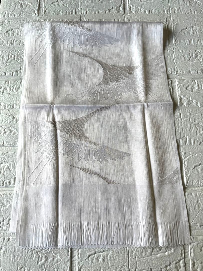 成人式　振袖　正絹帯揚げ　正絹帯締め　パール重ね衿　フリル付きレース半衿　お飾り