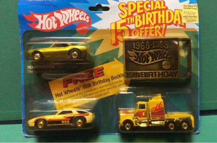 ❤️レア❤️ホットウィール15周年記念パックバックル付き