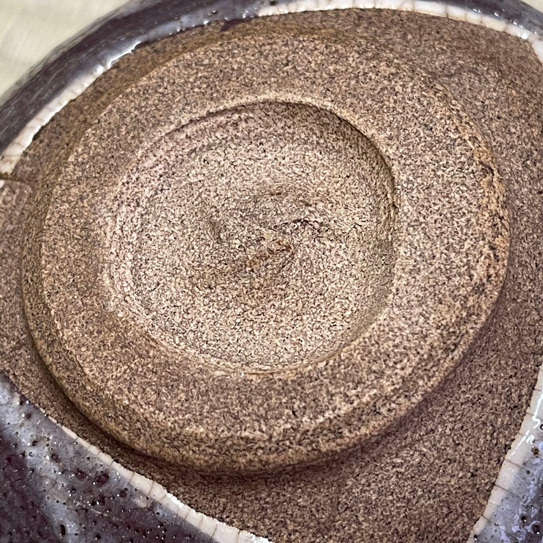 鼡志野焼 加実窯 茶碗 茶道具 骨董品 821