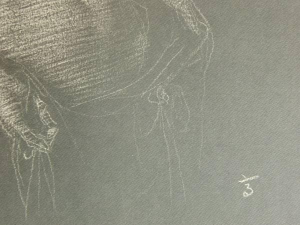 高塚省吾、裸婦、希少限定大判額装用画集より、高級額装付