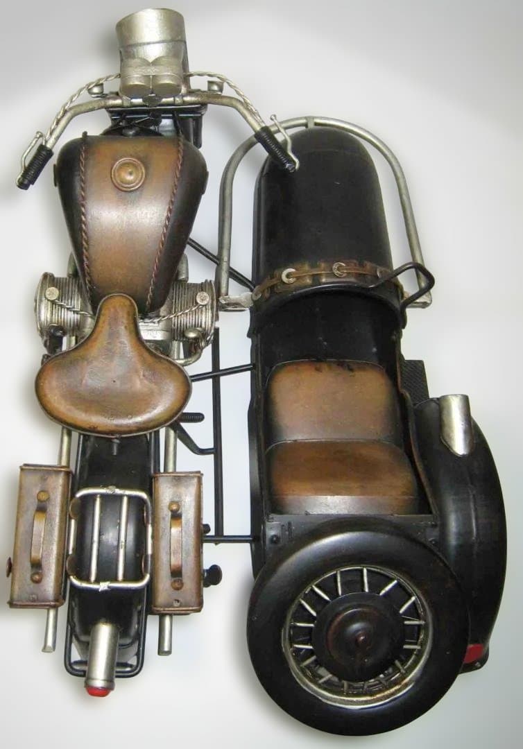 1/6 BMW バイク　サイドカー　黒　クールガールやバービーを乗せれます。