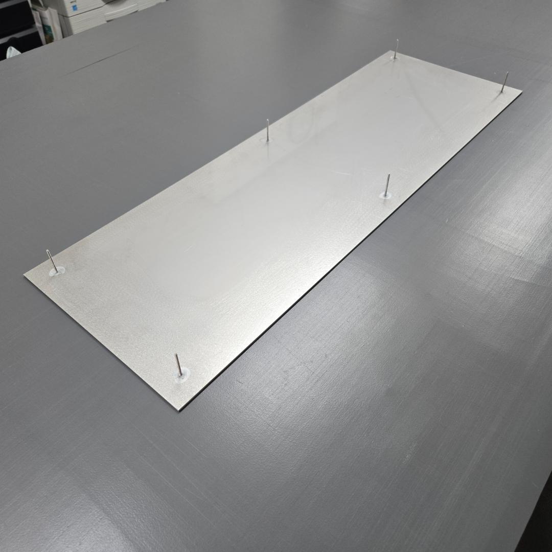 ステンレス製 平板　30cm×90cm　※ヘアライン仕上げ