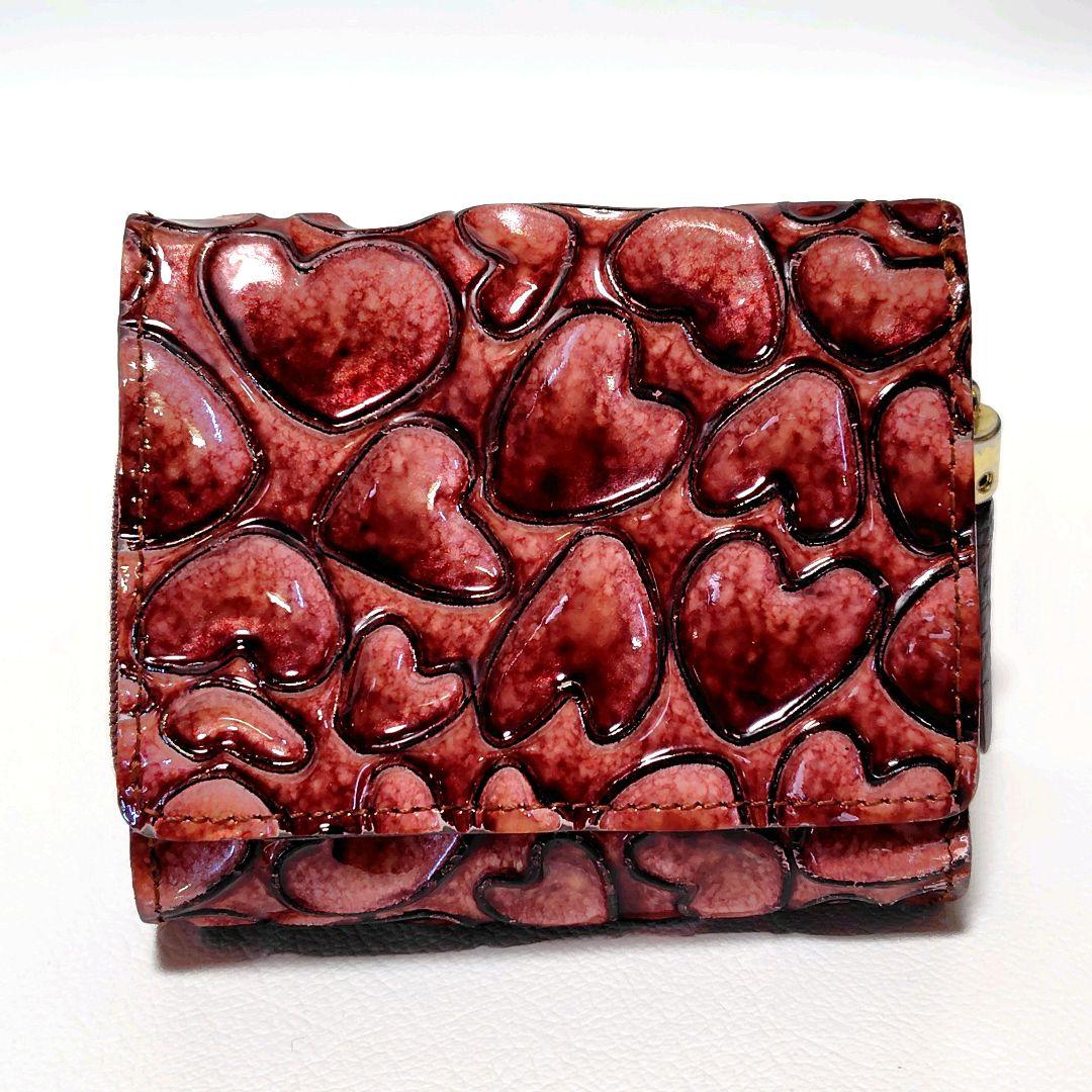 ATAO　ミニ財布　ワルツ　ハッピーヴィトロ　ストロベリーガーネット　ハート