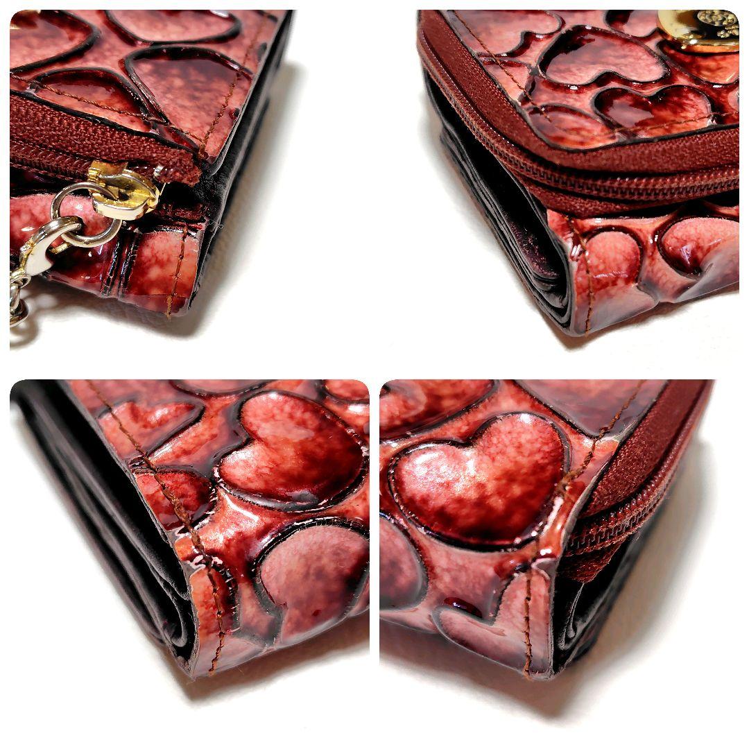 ATAO　ミニ財布　ワルツ　ハッピーヴィトロ　ストロベリーガーネット　ハート