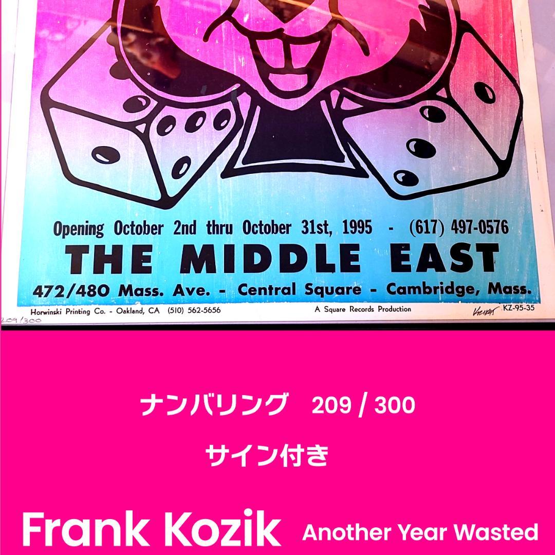 Frank Kozik Another Year Wasted ポスター