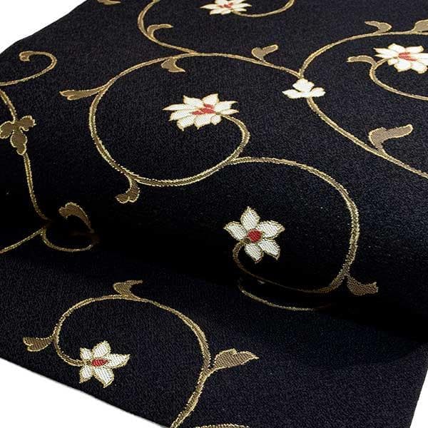 Y01-1 美しいキモノ掲載柄 石原さとみさん着用柄 弥栄織物 名古屋帯仕立上り