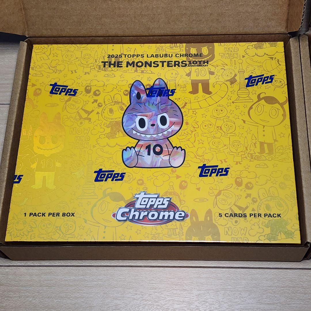 【2点セット】新品・未開封 Topps Chrome Labubu ラブブ