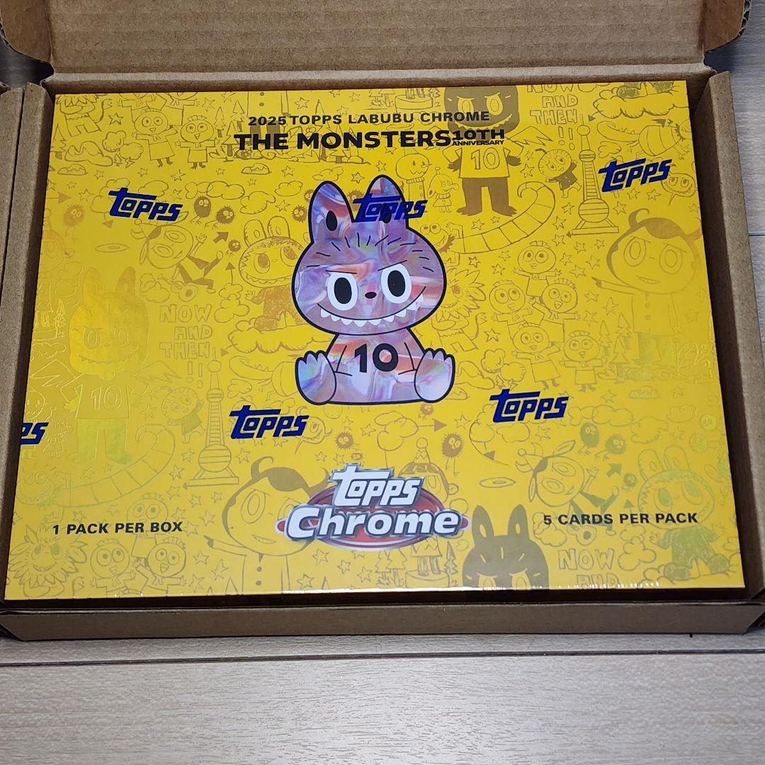 【2点セット】新品・未開封 Topps Chrome Labubu ラブブ