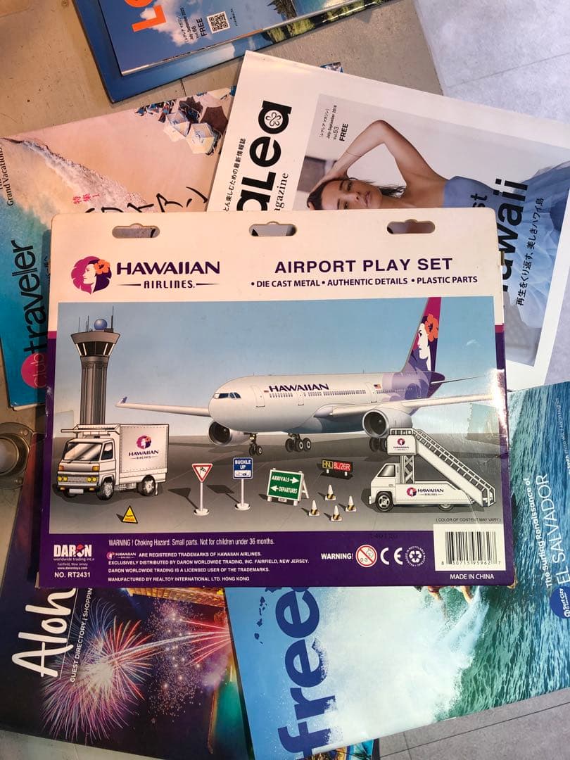 航空機・ヘリコプター HAWAIIAN AIRLINES AIRPORT PLAY SET