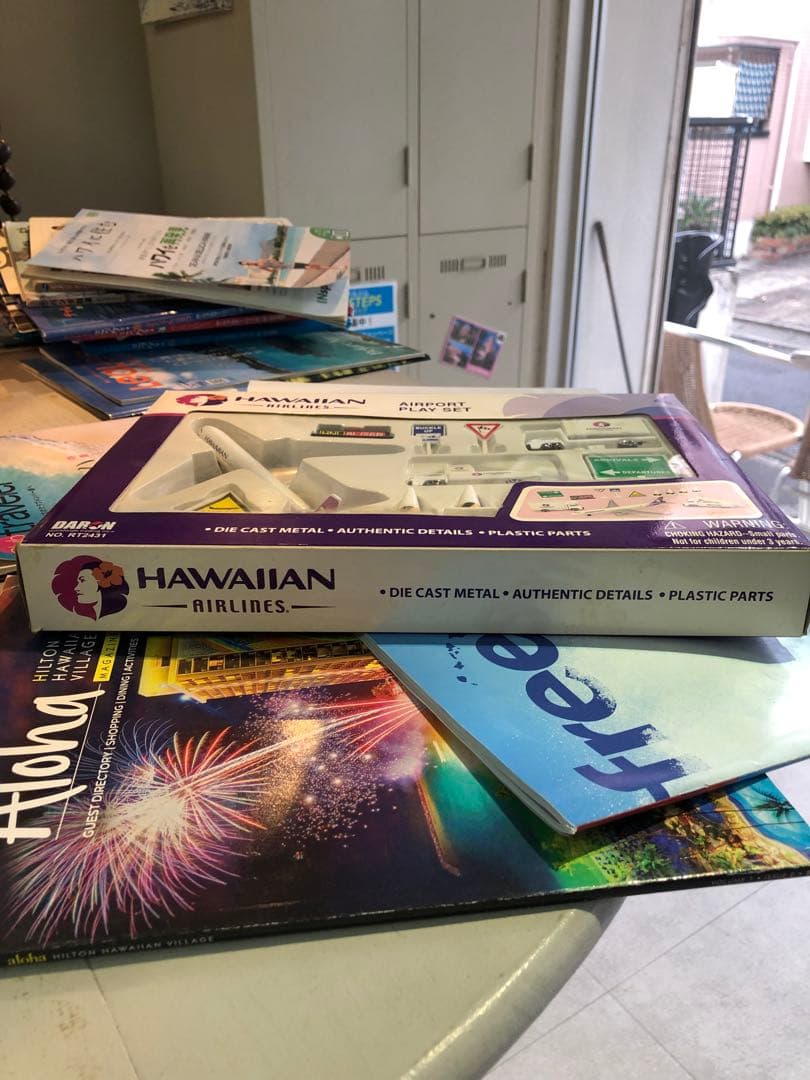 航空機・ヘリコプター HAWAIIAN AIRLINES AIRPORT PLAY SET