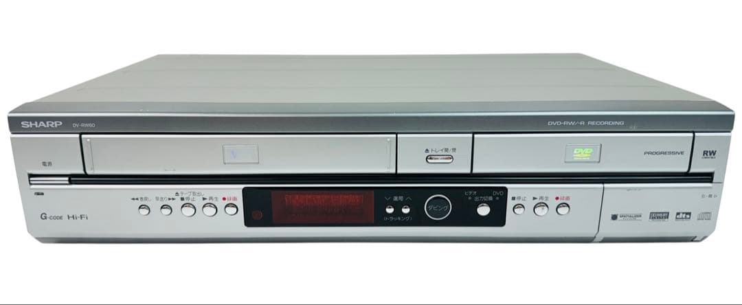 SHARP ダビング機能搭載 VHS一体型 DVDレコーダー DV-RW60