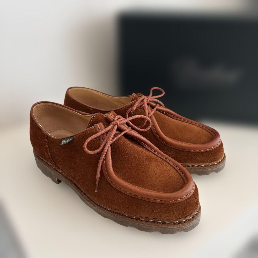 パラブーツ／ミカエル／スウェード／ウィスキー／39.5