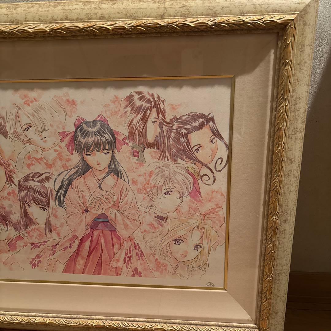 サクラ大戦　松原秀典　リトグラフ　雪月風花　大正　絵