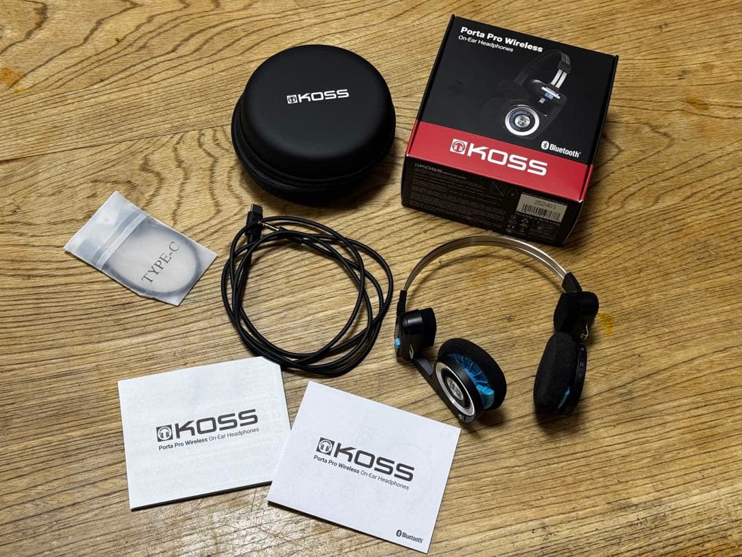 KOSS(コス) Porta Pro Wireless 　使用時間わずか