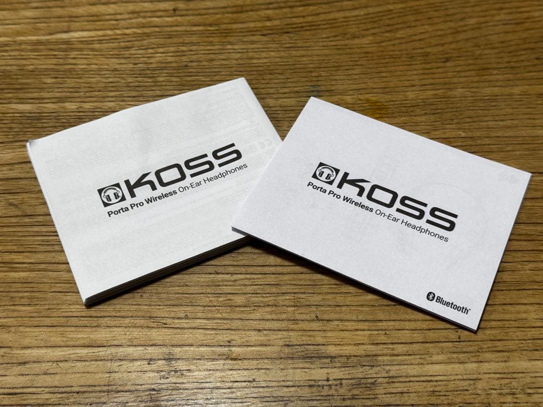 KOSS(コス) Porta Pro Wireless 　使用時間わずか