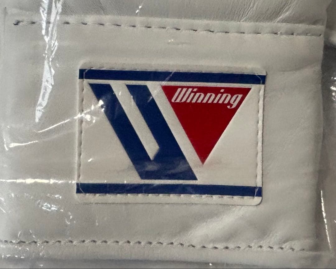Winningウイニング ボクシンググローブ10oz紐式 白 MS-300